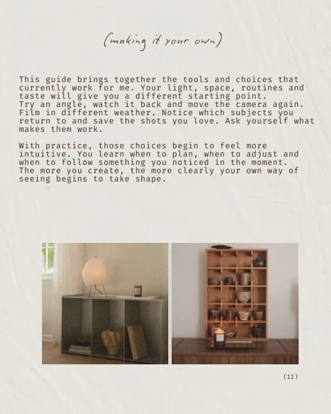 The Visual Edit, making it your own page